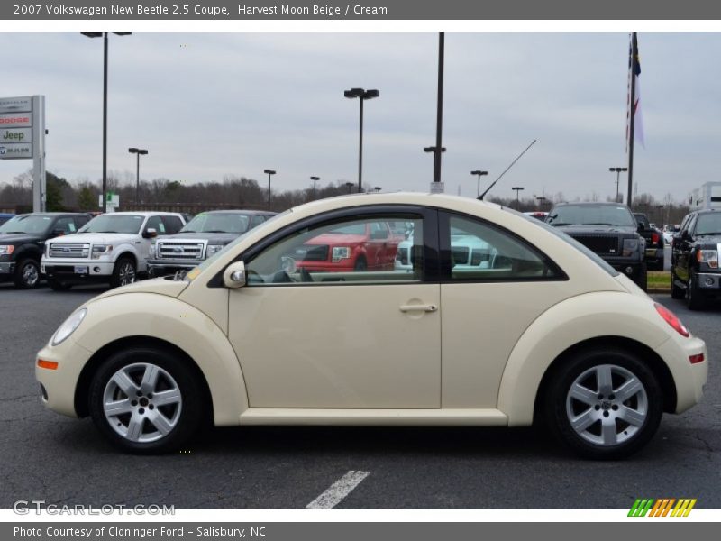Harvest Moon Beige / Cream 2007 Volkswagen New Beetle 2.5 Coupe
