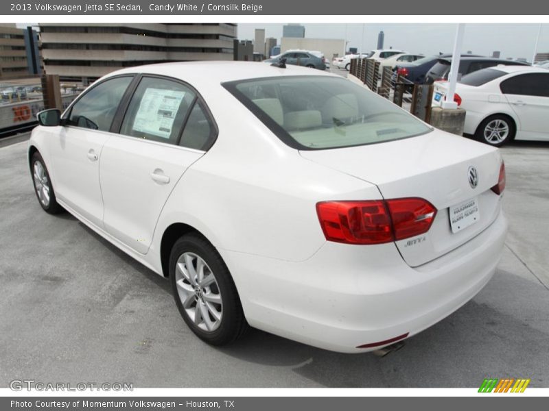 Candy White / Cornsilk Beige 2013 Volkswagen Jetta SE Sedan