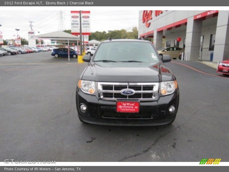 Ebony Black / Charcoal Black 2012 Ford Escape XLT