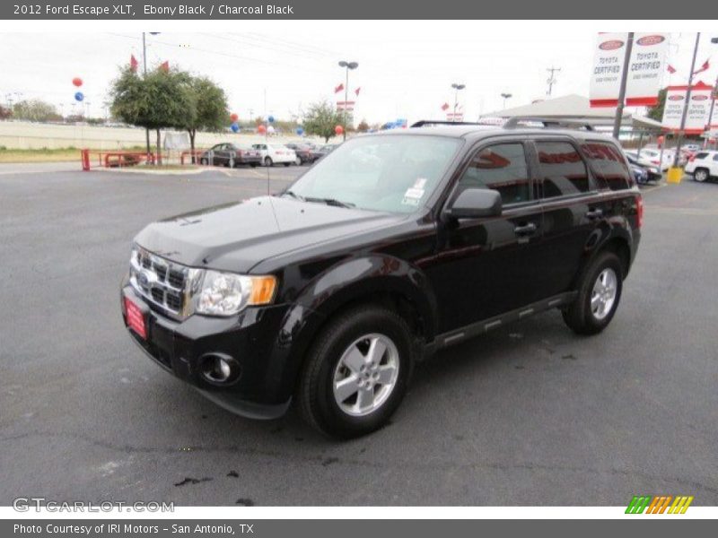 Ebony Black / Charcoal Black 2012 Ford Escape XLT