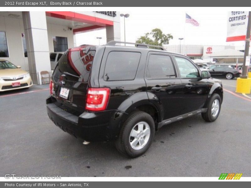 Ebony Black / Charcoal Black 2012 Ford Escape XLT