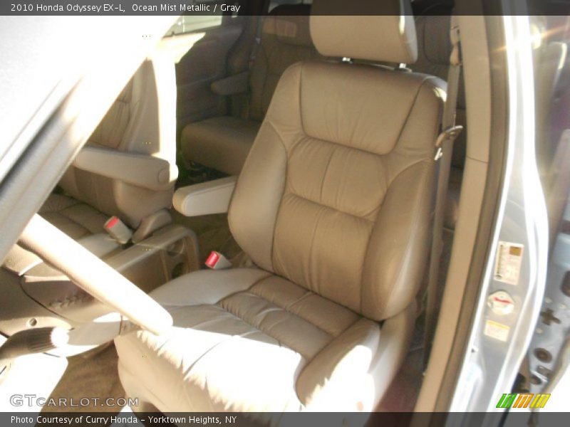 Ocean Mist Metallic / Gray 2010 Honda Odyssey EX-L