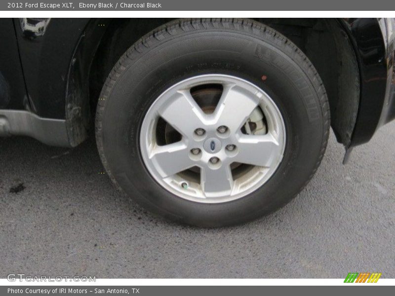 Ebony Black / Charcoal Black 2012 Ford Escape XLT