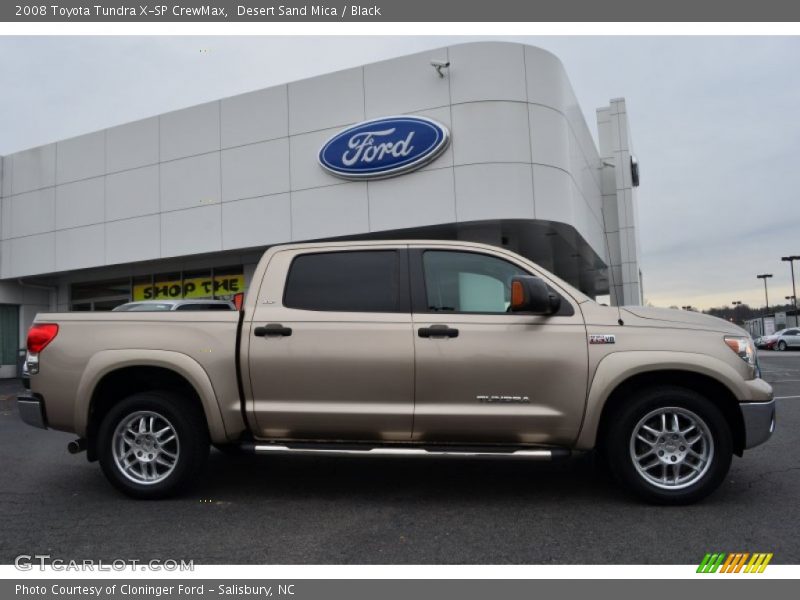 Desert Sand Mica / Black 2008 Toyota Tundra X-SP CrewMax
