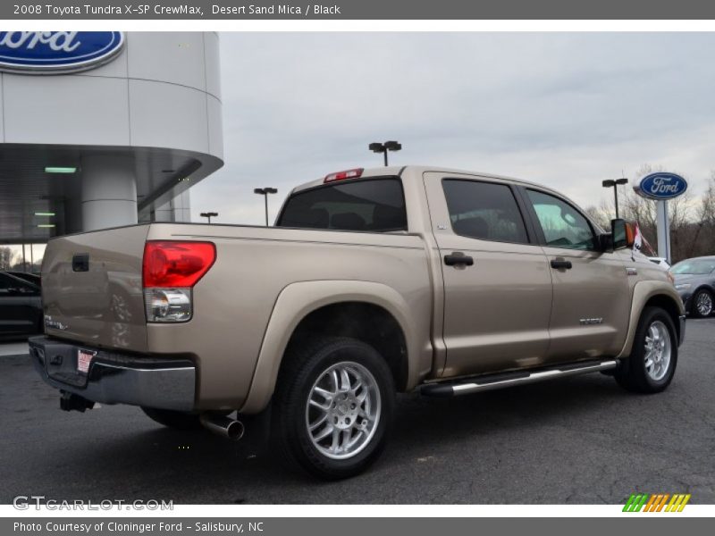 Desert Sand Mica / Black 2008 Toyota Tundra X-SP CrewMax