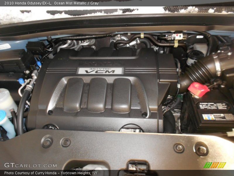 Ocean Mist Metallic / Gray 2010 Honda Odyssey EX-L