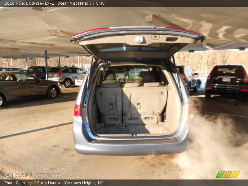 Ocean Mist Metallic / Gray 2010 Honda Odyssey EX-L