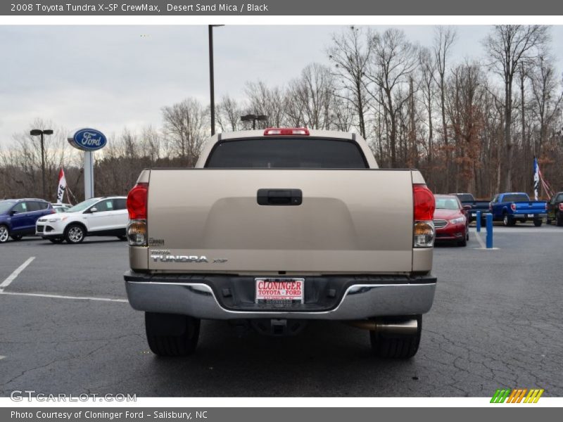 Desert Sand Mica / Black 2008 Toyota Tundra X-SP CrewMax