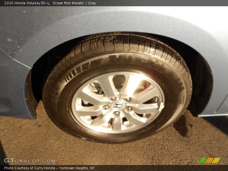 Ocean Mist Metallic / Gray 2010 Honda Odyssey EX-L