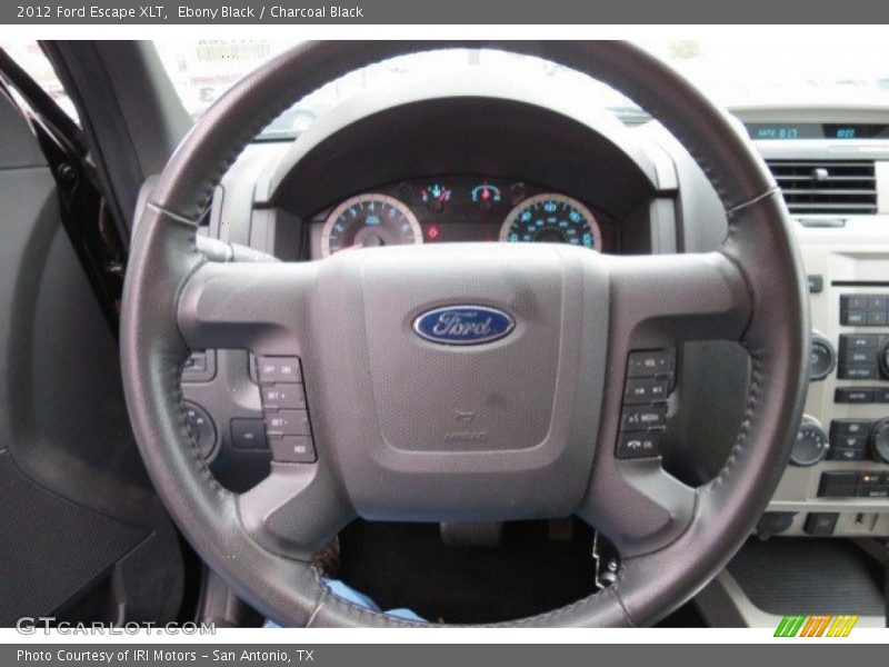 Ebony Black / Charcoal Black 2012 Ford Escape XLT