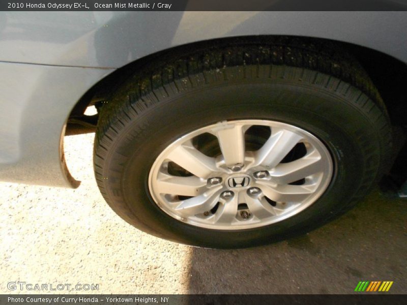 Ocean Mist Metallic / Gray 2010 Honda Odyssey EX-L