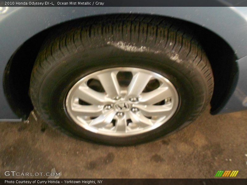 Ocean Mist Metallic / Gray 2010 Honda Odyssey EX-L