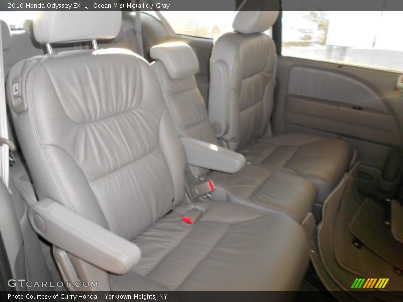 Ocean Mist Metallic / Gray 2010 Honda Odyssey EX-L