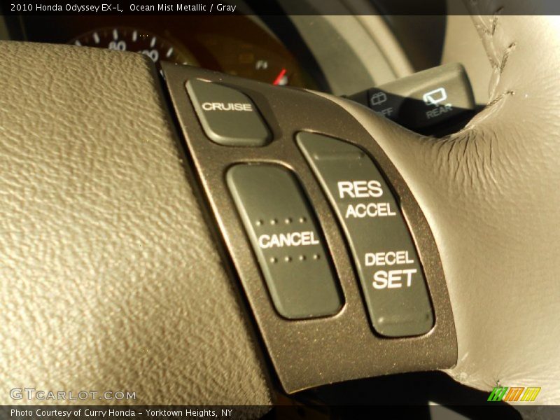 Ocean Mist Metallic / Gray 2010 Honda Odyssey EX-L