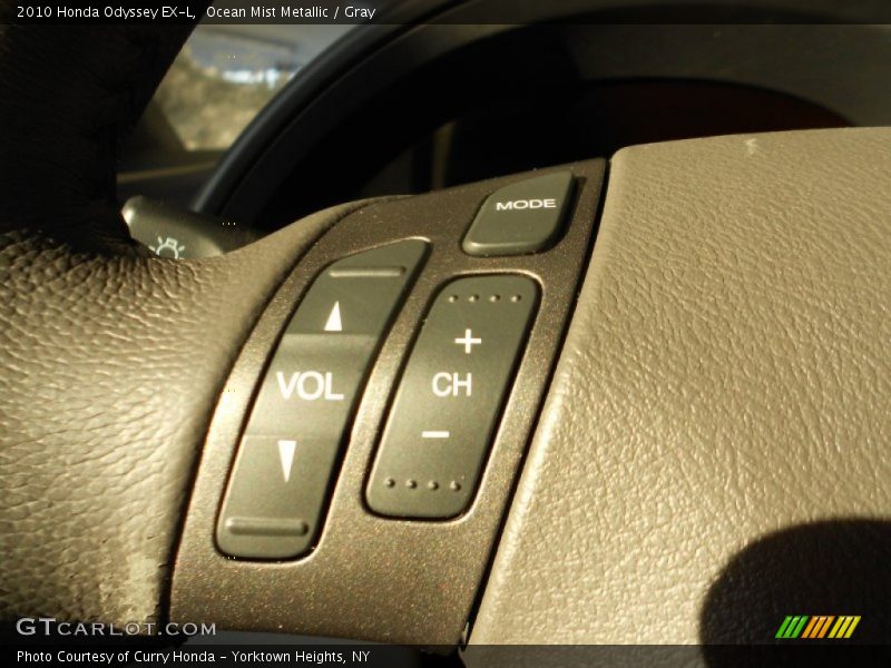 Ocean Mist Metallic / Gray 2010 Honda Odyssey EX-L