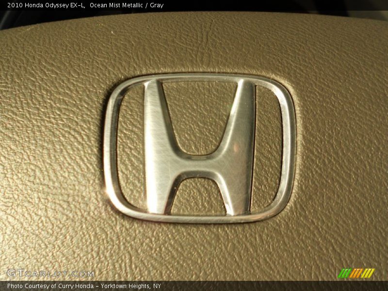 Ocean Mist Metallic / Gray 2010 Honda Odyssey EX-L