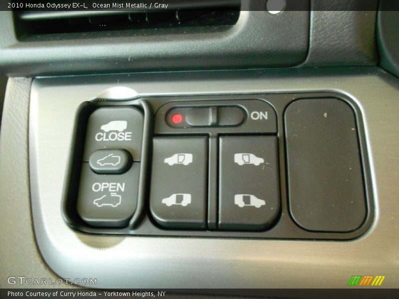 Ocean Mist Metallic / Gray 2010 Honda Odyssey EX-L