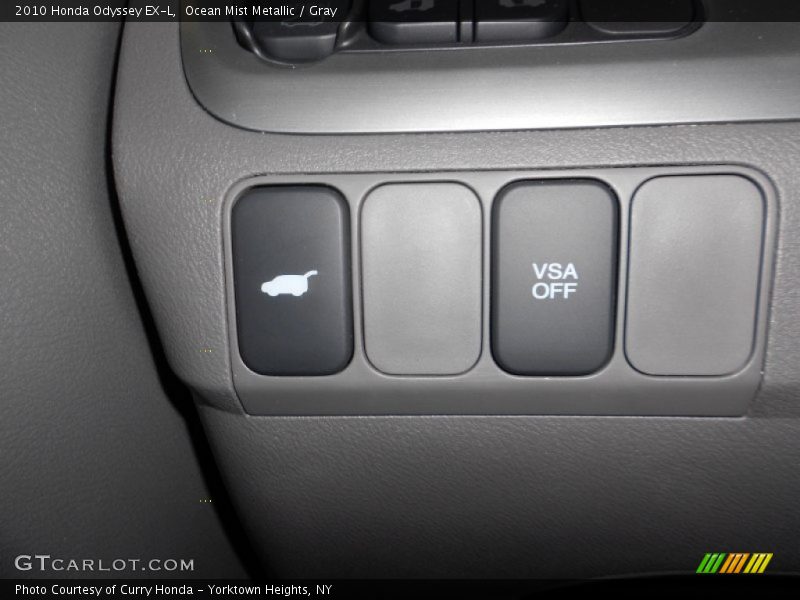 Ocean Mist Metallic / Gray 2010 Honda Odyssey EX-L
