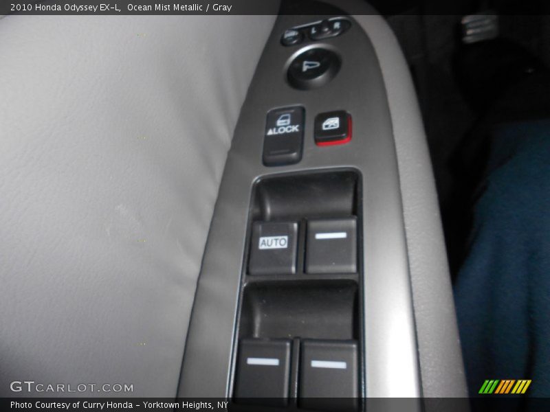 Ocean Mist Metallic / Gray 2010 Honda Odyssey EX-L