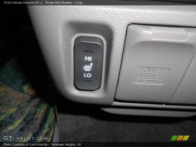 Ocean Mist Metallic / Gray 2010 Honda Odyssey EX-L