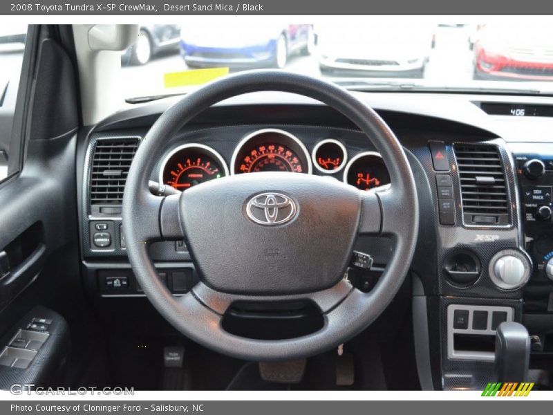 Desert Sand Mica / Black 2008 Toyota Tundra X-SP CrewMax