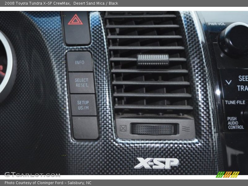 Desert Sand Mica / Black 2008 Toyota Tundra X-SP CrewMax