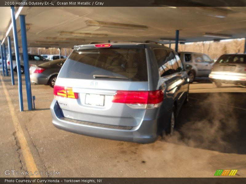 Ocean Mist Metallic / Gray 2010 Honda Odyssey EX-L