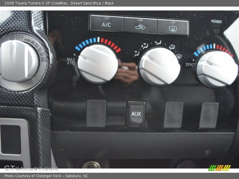 Desert Sand Mica / Black 2008 Toyota Tundra X-SP CrewMax