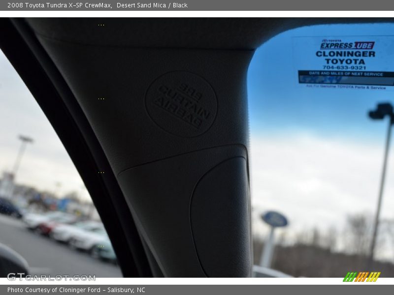 Desert Sand Mica / Black 2008 Toyota Tundra X-SP CrewMax