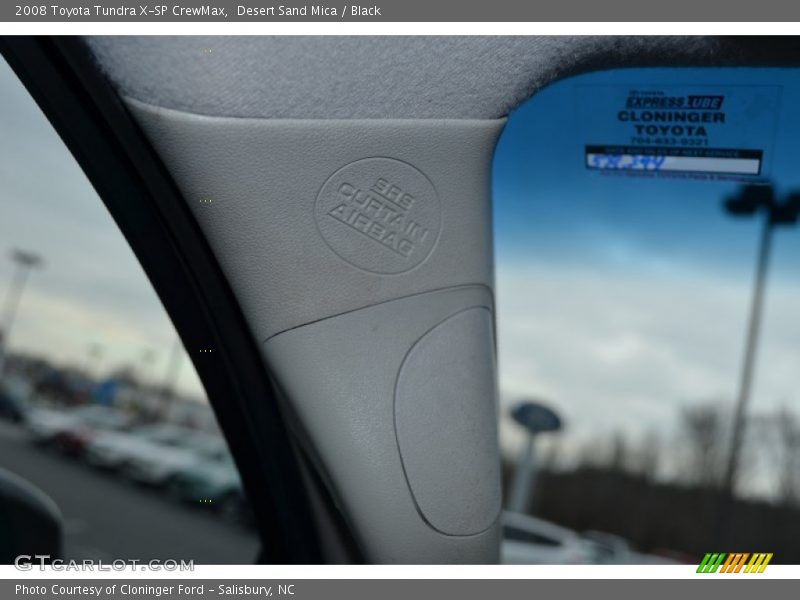 Desert Sand Mica / Black 2008 Toyota Tundra X-SP CrewMax