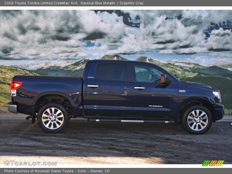Nautical Blue Metallic / Graphite Gray 2009 Toyota Tundra Limited CrewMax 4x4