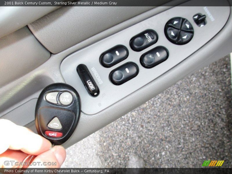 Sterling Silver Metallic / Medium Gray 2001 Buick Century Custom