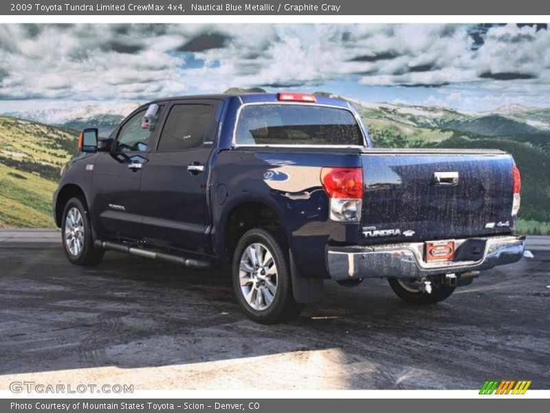 Nautical Blue Metallic / Graphite Gray 2009 Toyota Tundra Limited CrewMax 4x4