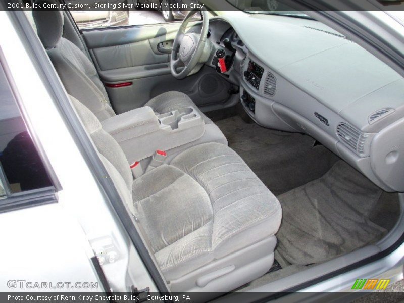 Sterling Silver Metallic / Medium Gray 2001 Buick Century Custom