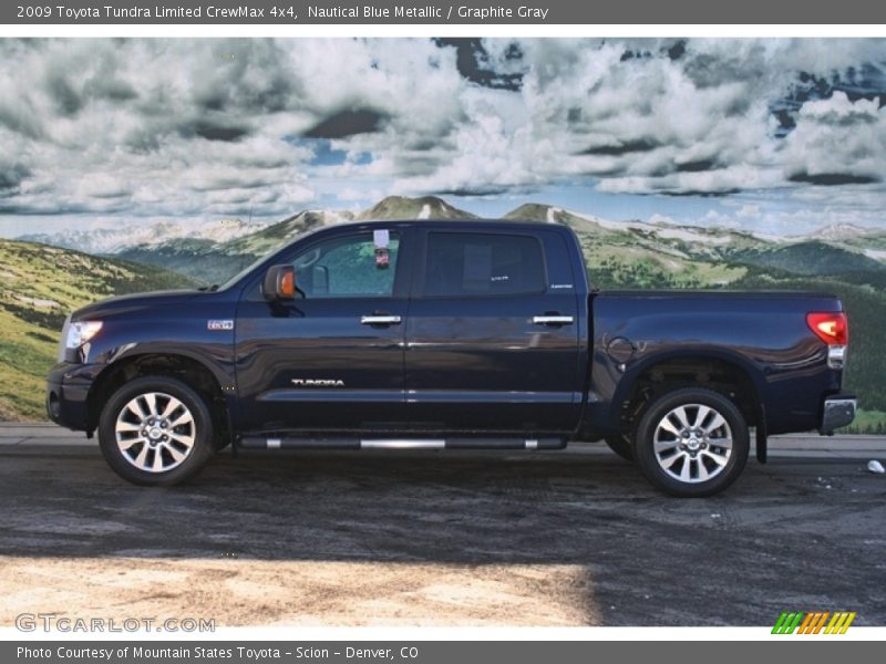 Nautical Blue Metallic / Graphite Gray 2009 Toyota Tundra Limited CrewMax 4x4