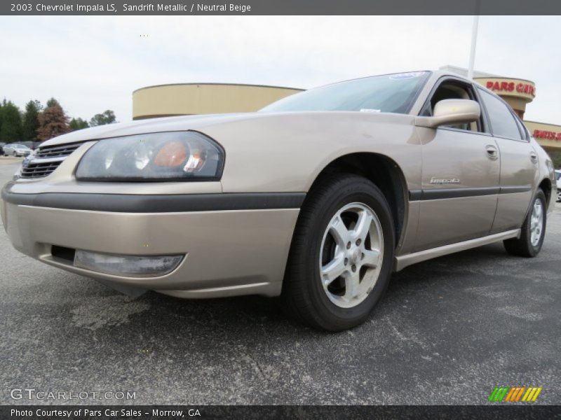 Sandrift Metallic / Neutral Beige 2003 Chevrolet Impala LS