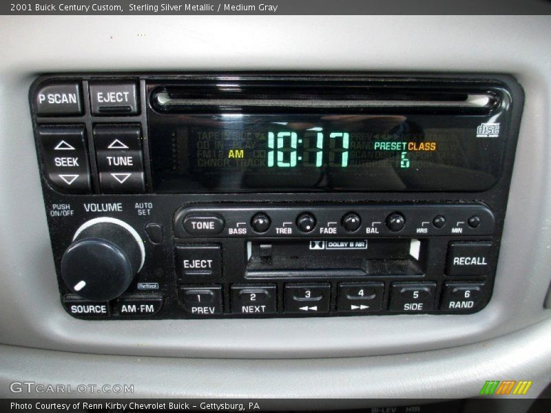 Sterling Silver Metallic / Medium Gray 2001 Buick Century Custom