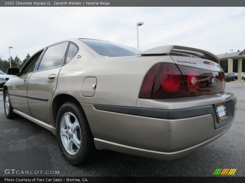 Sandrift Metallic / Neutral Beige 2003 Chevrolet Impala LS