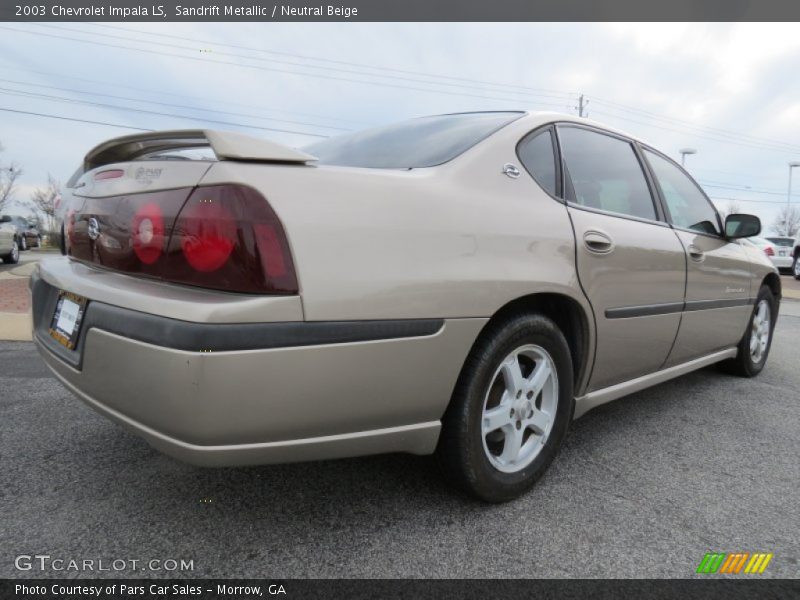 Sandrift Metallic / Neutral Beige 2003 Chevrolet Impala LS