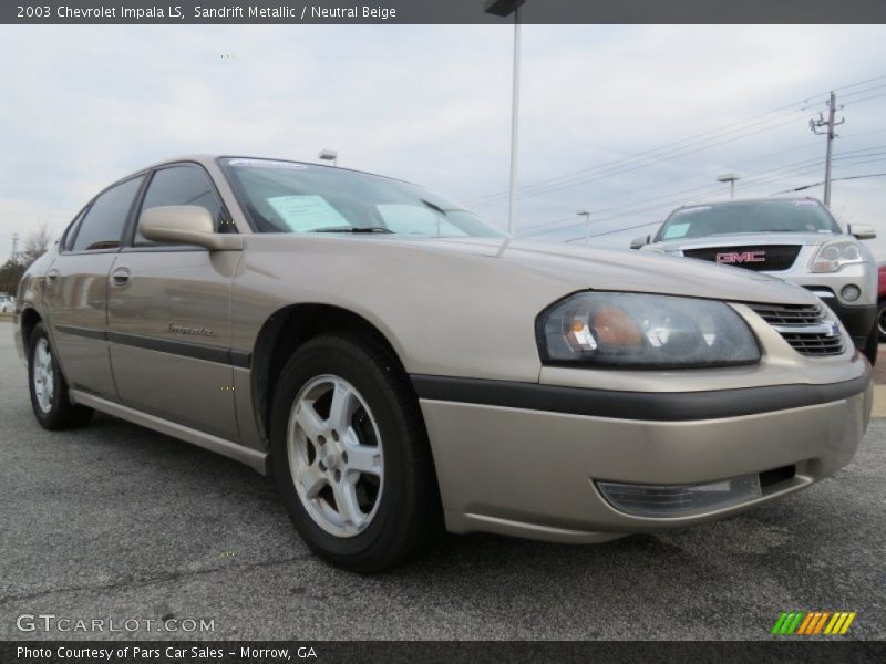 Sandrift Metallic / Neutral Beige 2003 Chevrolet Impala LS