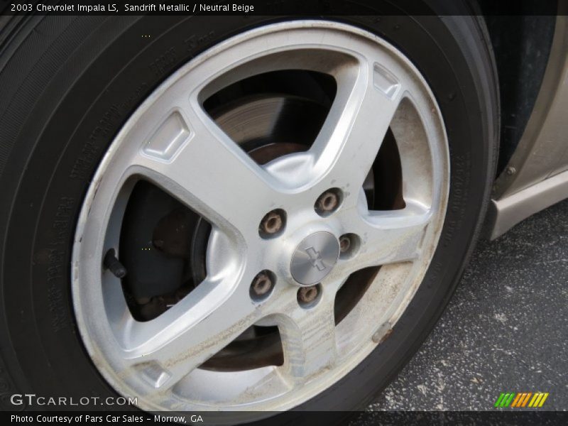 Sandrift Metallic / Neutral Beige 2003 Chevrolet Impala LS