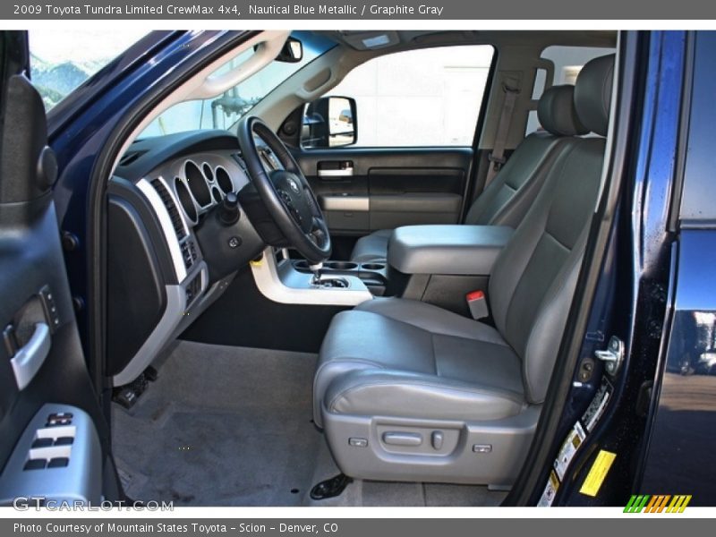 Nautical Blue Metallic / Graphite Gray 2009 Toyota Tundra Limited CrewMax 4x4