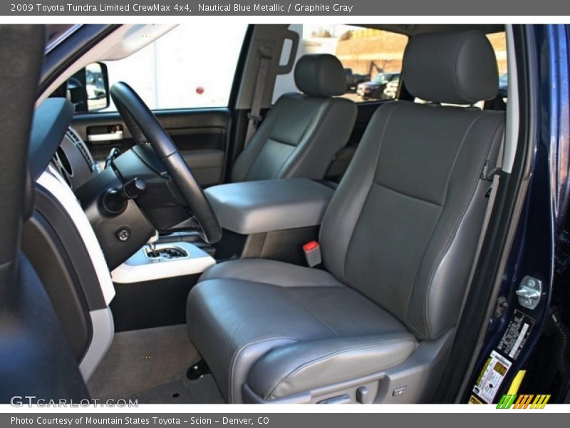 Nautical Blue Metallic / Graphite Gray 2009 Toyota Tundra Limited CrewMax 4x4