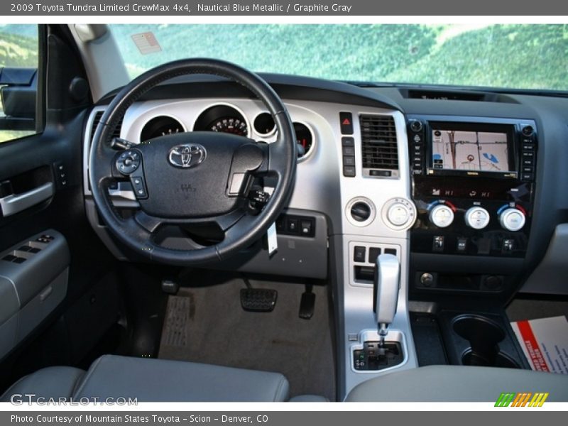 Nautical Blue Metallic / Graphite Gray 2009 Toyota Tundra Limited CrewMax 4x4