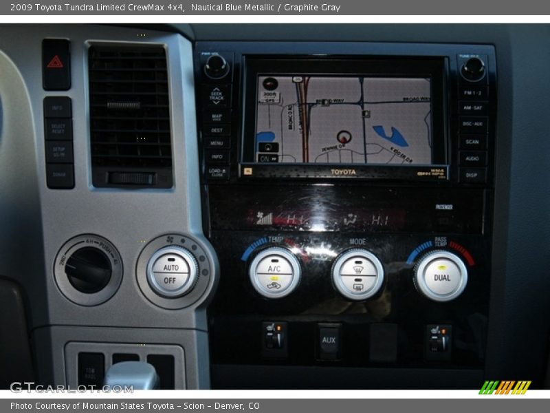 Nautical Blue Metallic / Graphite Gray 2009 Toyota Tundra Limited CrewMax 4x4