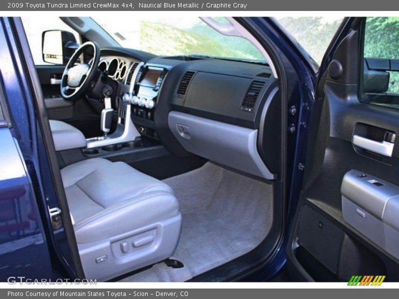 Nautical Blue Metallic / Graphite Gray 2009 Toyota Tundra Limited CrewMax 4x4