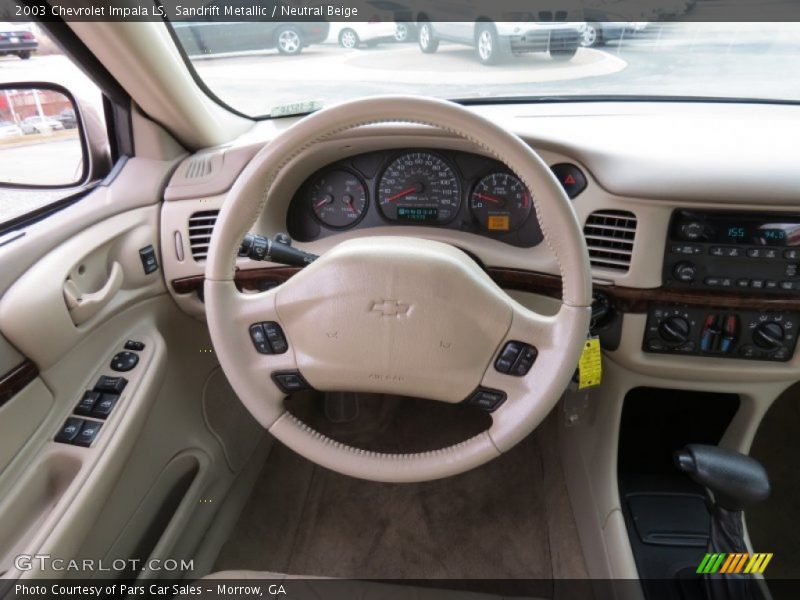 Sandrift Metallic / Neutral Beige 2003 Chevrolet Impala LS