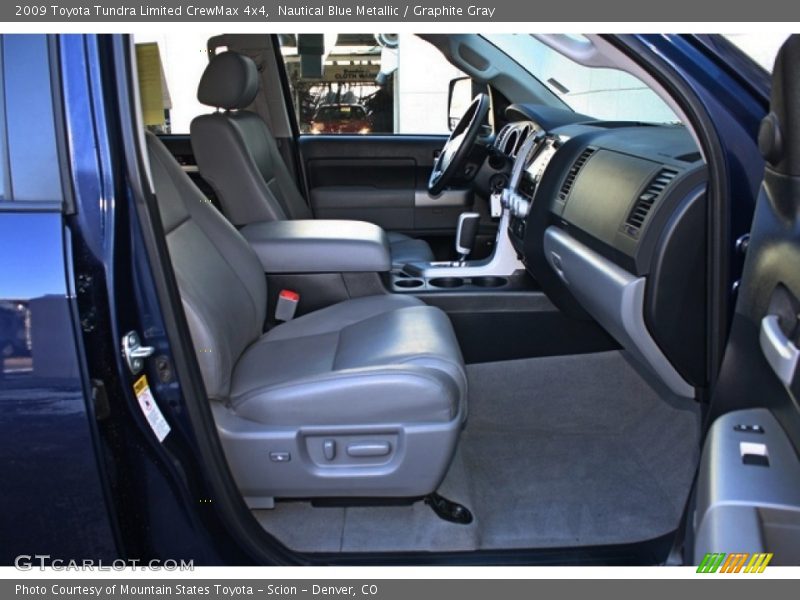 Nautical Blue Metallic / Graphite Gray 2009 Toyota Tundra Limited CrewMax 4x4