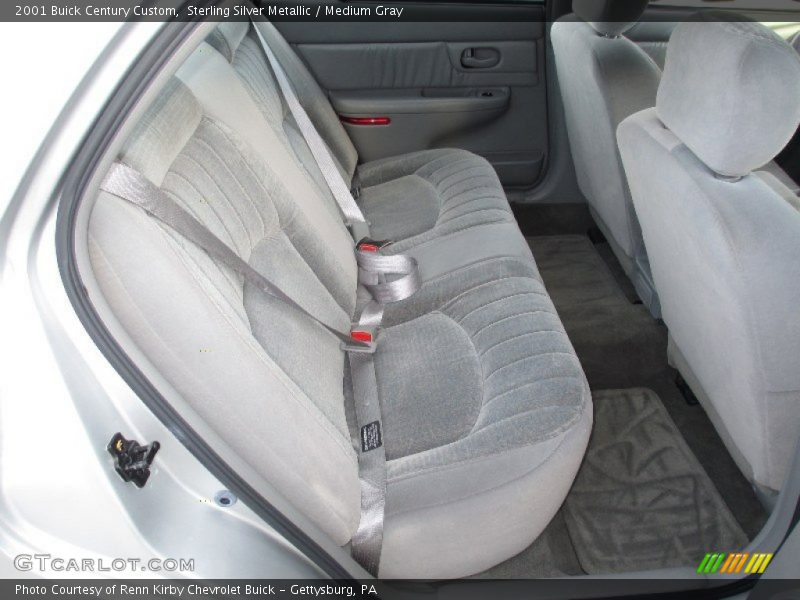 Sterling Silver Metallic / Medium Gray 2001 Buick Century Custom