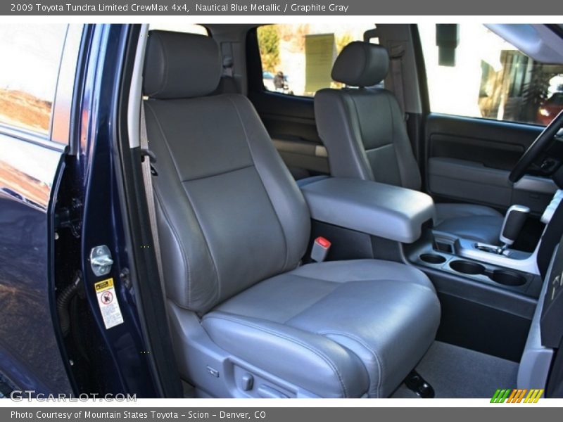 Nautical Blue Metallic / Graphite Gray 2009 Toyota Tundra Limited CrewMax 4x4